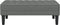 vidaXL - Donkergrijze - Bank - 113x57x39 - cm - Stof