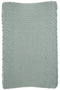 Meyco Baby Knots - Aankleedkussenhoes - 100% katoen - Groen - 50x70cm