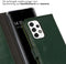 Selencia Galaxy A53 - Echt Lederen Bookcase - 3 Pashouders - Groen