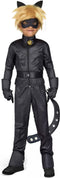 VIVING COSTUMES / JUINSA - Miraculous Cat Noir kostuum voor kinderen - 128 - 134 (6 - 8 jaar)