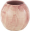 J-Line bloempot Handgeschilderd - keramiek - roze - small - Ø 19 cm