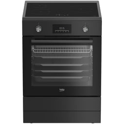 Beko FBMA6930GA - Vrijstaand fornuis - 4 inductiezones 72L oven - Antraciet