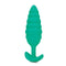 B-Vibe - Texture Plug Twist Groen