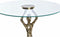 Bijzettafel DKD Home Decor Kristal Gouden Aluminium Mannen (46 x 46 x 57 cm)
