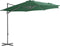 vidaXL - Zweefparasol - met - stalen - paal - 300 - cm - groen
