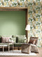 Noordwand - Topchic - Behang - Big - leaves - groen - en - beige