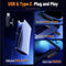 Draadloze Gamingheadset - 2,4 GHz Lossless Audio - 40 uur batterij - RGB verlichting