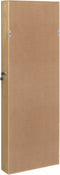 vidaXL - Sieradenkast - met - spiegel - wandgemonteerd - 37,5x10x106 - cm