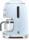 SMEG DCF02PBEU - Filterkoffiemachine - 10 koppen - Warmhoudfunctie - Pastelblauw