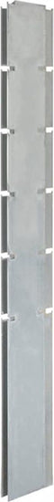 vidaXL - Schanskorfpaal - 160 - cm - gegalvaniseerd - staal - zilverkleurig