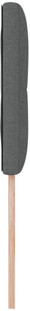 vidaXL - Hoofdbord - Met - Knopen - Donkergrijs - 100 - cm