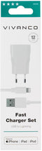 Vivanco TCVVLIGHTN24AW - USB-laadkabel - MFI gecertificeerd 1,2 m - Wit
