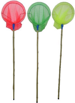 1x Bamboe Schepnet 124cm