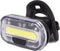 1x Fietskoplamp / voorlicht COB LED - 2x knoopcelbatterijen CR2032 - stuur / frame bevestiging - batterijvoorlicht - fietsverlichting / voorlichten