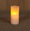 1x stuks luxe led kaarsen in glas D7,5 x H15 cm - met timer - Woondecoratie - Elektrische kaarsen