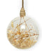 1x stuks verlichte glazen kerstballen met 40 lampjes koper/warm wit 20 cm - Decoratie kerstballen met licht
