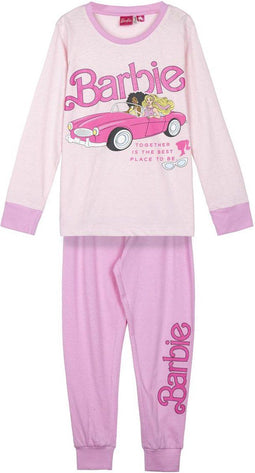 Barbie Pyjama Meisjes 100% Katoen Roze