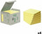 Set Plakbriefjes Post-It Geel 6 Onderdelen 76 X 76 Mm (4 Stuks)