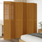 vidaXL - Kamerscherm - met - 6 - panelen - massief - paulowniahout - bruin