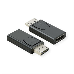 Value 12.99.3158 - DisplayPort naar HDMI Adapter - 1x DisplayPort stekker 1x HDMI-bus - Zwart