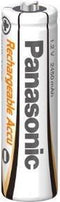 1x4 Panasonic Accu NiMH Mignon AA 2450 mAh oplaadbaar Evolta