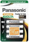 1x4 Panasonic Accu NiMH Mignon AA 2450 mAh oplaadbaar Evolta
