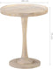 vidaXL - Bijzettafel - Ø60x75 - cm - massief - mangohout