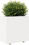 vidaXL - Plantenbak - 70x40x72,5 - cm - massief - grenenhout - wit