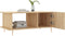 vidaXL - Salontafel - 90x50x40 - cm - bewerkt - hout - sonoma - eikenkleurig