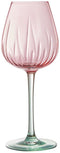Cristal d’Arques Paris Swirly Spring - Wijnglas - Geschikt voor afwasmachine en koelkast - Roze (4 stuks)