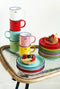 CABANAZ - bord, keramiek, SMALL PLATE, doorsnede 15.6 cm, geel