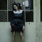 Dressforfun Griezelige Non - Verkleedkleding Halloween - Zwart/Wit