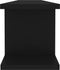 vidaXL - Wandschappen - 2 - st - 90x18x20 - cm - bewerkt - hout - zwart