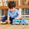 Green Toys vrachtwagen met 3 auto's
