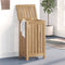 vidaXL - Wasmand - 35x25x60 cm - massief teakhout - bruin