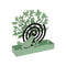 Steun voor anti-muggen spiralen Versa Groen Metaal 5 x 17 x 17 cm Boomstructuur
