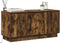 vidaXL - TV-meubel - Gerookt - Eiken - 100x38x49 - cm - Massief - Hout
