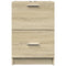 vidaXL - Wastafelkast - 40x37x59 - cm - bewerkt - hout - sonoma - eikenkleurig