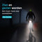 Inlustro LED Fietslamp Set - Voorlicht / Achterlicht - USB Oplaadbaar / Waterdicht - Rood en Wit