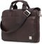 Knomo StanFord Leather slim laptop carrier 13 Inch bruin