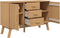 vidaXL - Dressoir - OLDEN - 114x43x73,5 - cm - massief - grenenhout - bruin