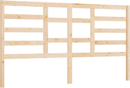 vidaXL - Hoofdbord - 186x4x104 - cm - massief - grenenhout