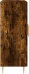 vidaXL - Dressoir - 69,5x34x90 - cm - bewerkt - hout - gerookt - eikenkleurig