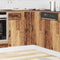 vidaXL - Hoekkeukenonderkast - Kalmar - bewerkt - hout - oud - houtkleurig
