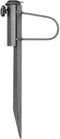 vidaXL - Parasolstandaards - met - pennen - 2 - st - 19x42 - cm - gegalvaniseerd - staal