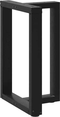vidaXL - Eettafelpoten - 2 - st - T-vormig - 50x35x(72-73) - cm - staal - zwart