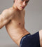Calvin Klein - 3-pack Low Rise Trunk Boxershorts - Aansluitende pasvorm - Zwart Blauw (3-pack)