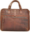 Berba Laptoptas Barbarossa Leer - bruin