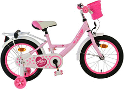 Volare Ashley - Kinderfiets - 16 inch - Handrem en terugtraprem - Roze