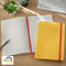 Leitz Cosy Notitieboek B5 Soft Touch Geruit - Notitieboek Hard Cover - Ideaal voor Thuiskantoor/Thuiswerken - Warm Geel